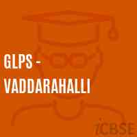 Glps - Vaddarahalli Primary School Logo