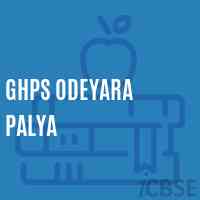 Ghps Odeyara Palya Middle School Logo