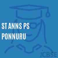 St Anns Ps Ponnuru Primary School Logo