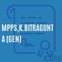 Mpps,K.Bitragunta (Gen) Primary School Logo