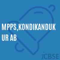 Mpps,Kondikandukur Ab Primary School Logo