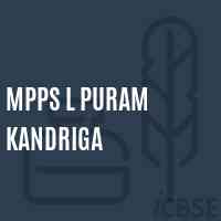 Mpps L Puram Kandriga Primary School Logo