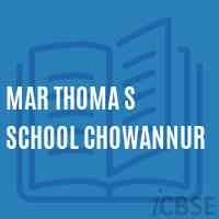 Mar Thoma S School Chowannur Logo