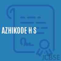 Azhikode H S Secondary School Logo