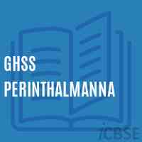 Ghss Perinthalmanna High School Logo