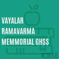 Vayalar Ramavarma Memmorial Ghss Senior Secondary School Logo