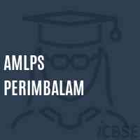Amlps Perimbalam Primary School Logo