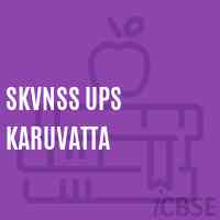 Skvnss Ups Karuvatta Middle School Logo