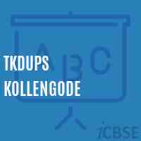 Tkdups Kollengode Middle School Logo
