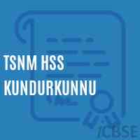 Tsnm Hss Kundurkunnu Senior Secondary School Logo