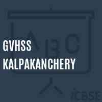 Gvhss Kalpakanchery High School Logo
