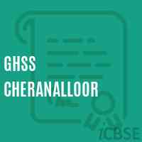 Ghss Cheranalloor Senior Secondary School Logo