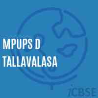 Mpups D Tallavalasa Middle School Logo