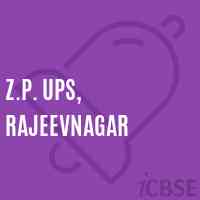Z.P. Ups, Rajeevnagar Middle School Logo