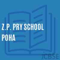 Z.P. Pry School Poha Logo