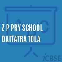 Z P Pry School Dattatra Tola Logo