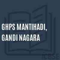 Ghps Mantihadi, Gandi Nagara Middle School Logo