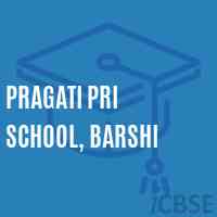 Pragati Pri School, Barshi Logo