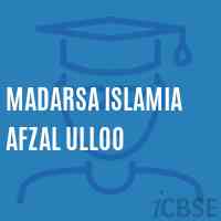 Madarsa Islamia Afzal Ulloo Primary School Logo