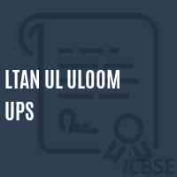 Ltan Ul Uloom Ups Middle School Logo