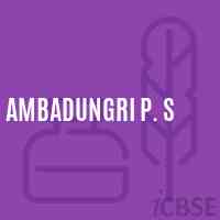Ambadungri P. S Middle School Logo