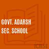 Govt. Adarsh Sec. School Logo