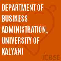 Department of Business Administration, University of Kalyani Logo