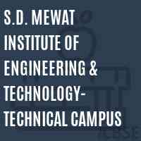 S.D. Mewat Institute of Engineering & Technology- Technical Campus Logo