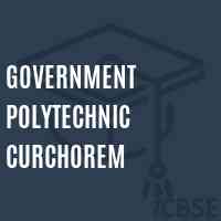 Government Polytechnic Curchorem College Logo