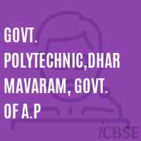 Govt. Polytechnic,Dharmavaram, Govt. of A.P College Logo