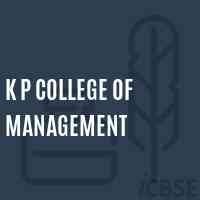 K P College of Management Logo