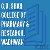C.U. Shah College of Pharmacy & Research, Wadhwan Logo