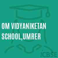 Om Vidyaniketan School,Umrer Logo