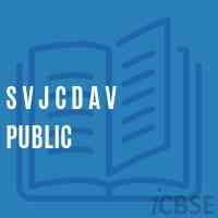 S V J C D A V Public School Logo