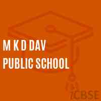 M K D Dav Public School Logo