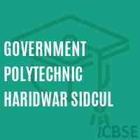 Government Polytechnic Haridwar Sidcul College Logo