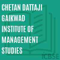 Chetan Dattaji Gaikwad Institute of Management Studies Logo