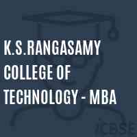 K.S.Rangasamy College of Technology - Mba Logo