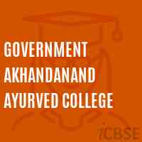 Government Akhandanand Ayurved College Logo