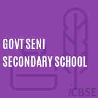 Govt Seni Secondary School Logo