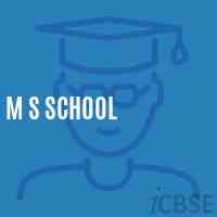 M S School Logo