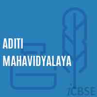 Aditi Mahavidyalaya College Logo