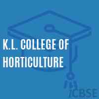 K.L. College of Horticulture Logo