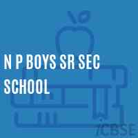 N P Boys Sr Sec School Logo