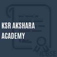 Ksr Akshara Academy School Logo