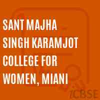 Sant Majha Singh Karamjot College for Women, Miani Logo