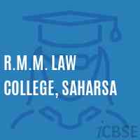 R.M.M. Law College, Saharsa Logo