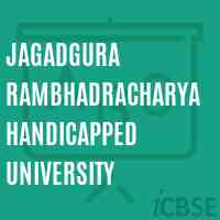 Jagadgura Rambhadracharya Handicapped University Logo