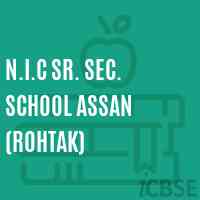 N.I.C SR. SEC. SCHOOL Assan (Rohtak) Logo