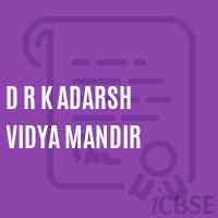 D R K Adarsh Vidya Mandir School Logo